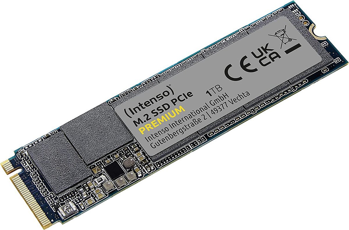 Intenso International GmbH (Intenso) M.2 Ssd Pcie Premium - Interne Ssd - 2280 - Pcie - 1Tb - 2100 Mb/S (3835460)