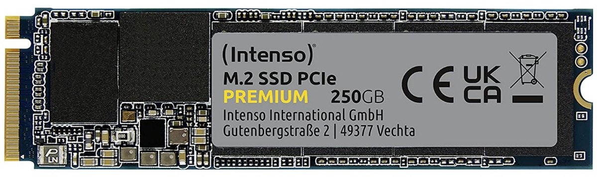 Intenso International GmbH (Intenso) M.2 Ssd Pcie Premiume Ssd - 2280 - Pcie - 250Gb - 2100 Mb/S (3835440) opslag - afbeelding 4