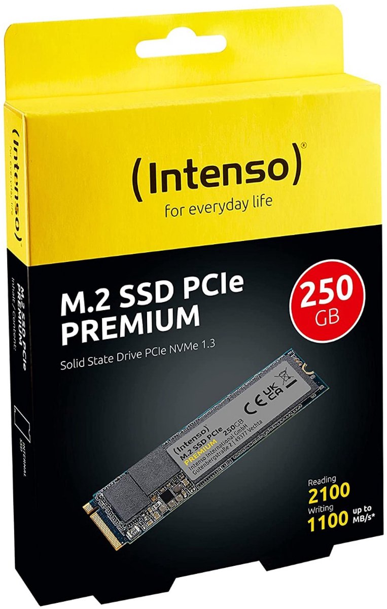 Intenso International GmbH (Intenso) M.2 Ssd Pcie Premiume Ssd - 2280 - Pcie - 250Gb - 2100 Mb/S (3835440) opslag - afbeelding 5
