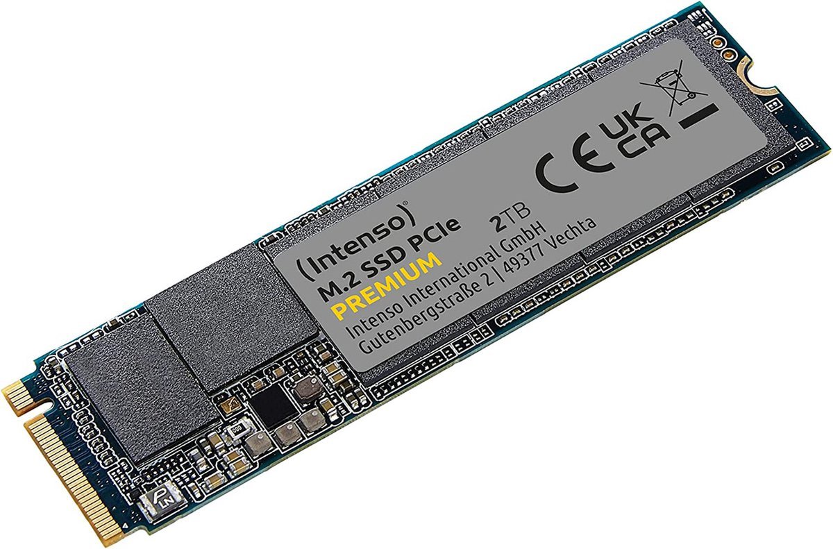 Intenso International GmbH (Intenso) M.2 Ssd Pcie Premium - Interne Ssd - 2280 - Pcie - 2Tb - 2100 Mb/S (3835470)
