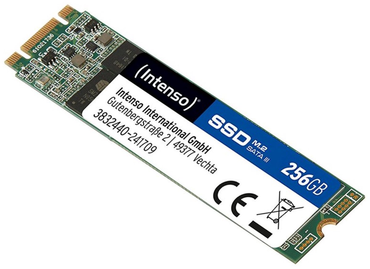 Intenso International GmbH (Intenso) M.2 Ssd Sata Iii Tope Ssd - 2280 - Sata Iii - 256Gb - 550Mb/S opslag - afbeelding 6