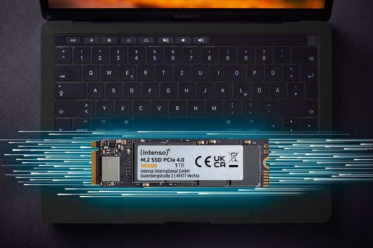 Intenso MI500 1TB M.2 NVMe PCIe 4.0 SSD - afbeelding 3