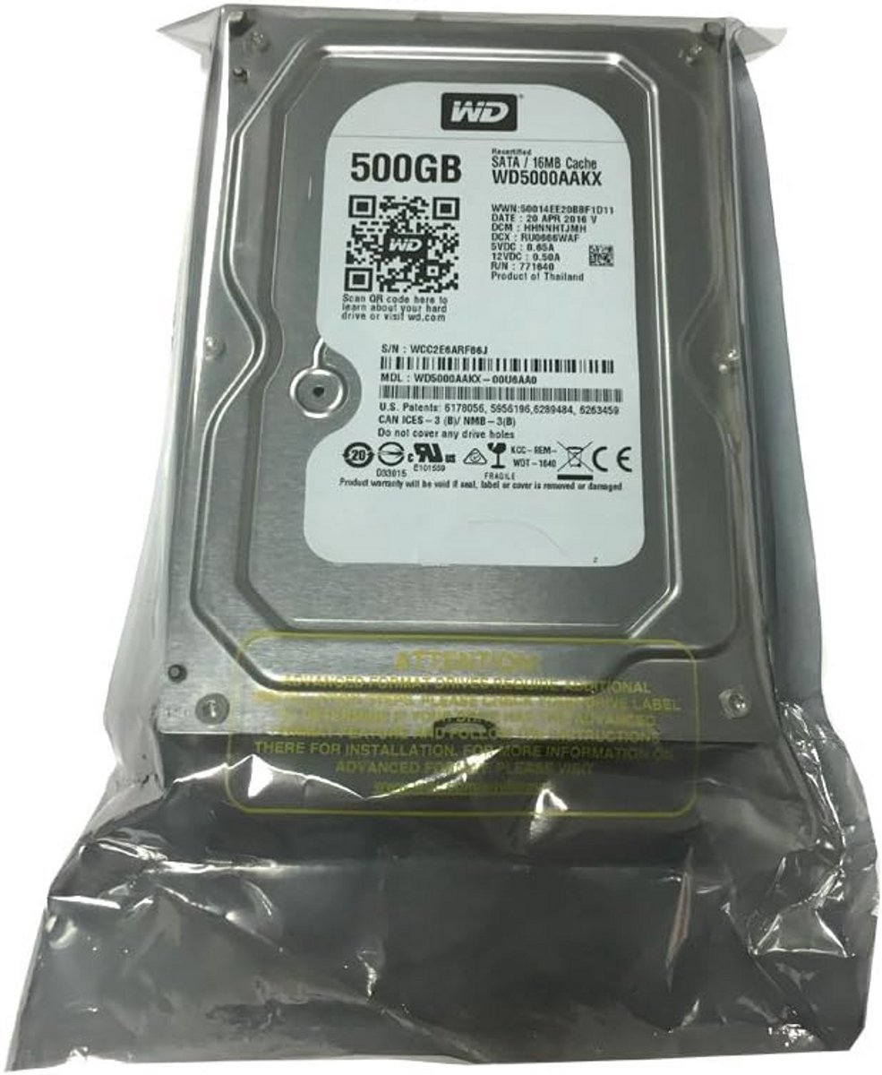 500GB 3.5" SATA 7200RPM 16MB Cache Refurbished HDD - afbeelding 4