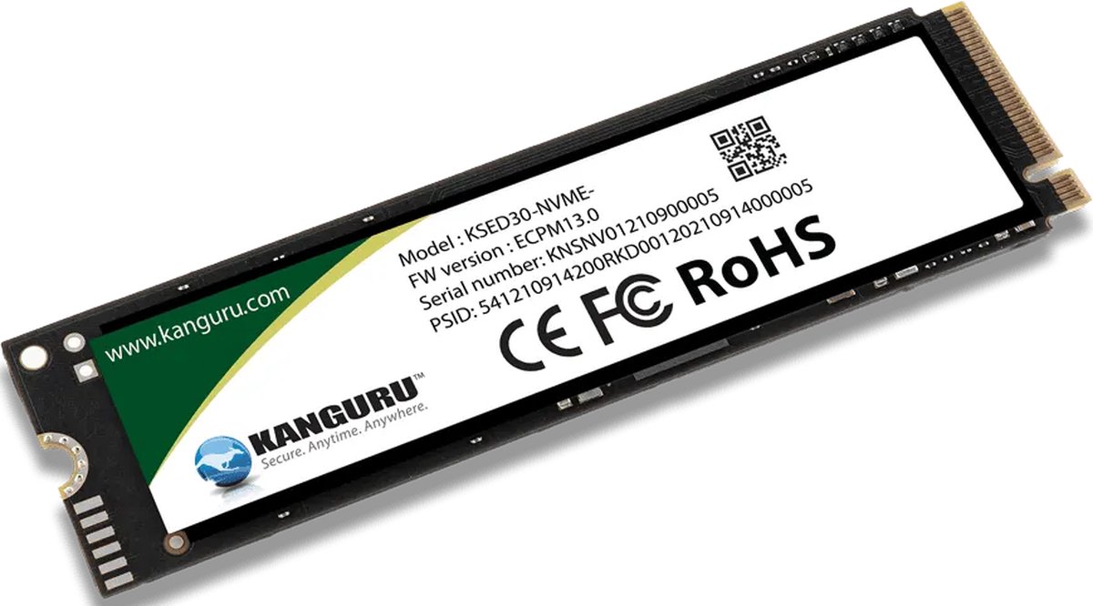 Kanguru – Defender Sed30 – 4 Tb – M.2 Nvme – Self-Encrypting Ssd – Secure opslag - afbeelding 3