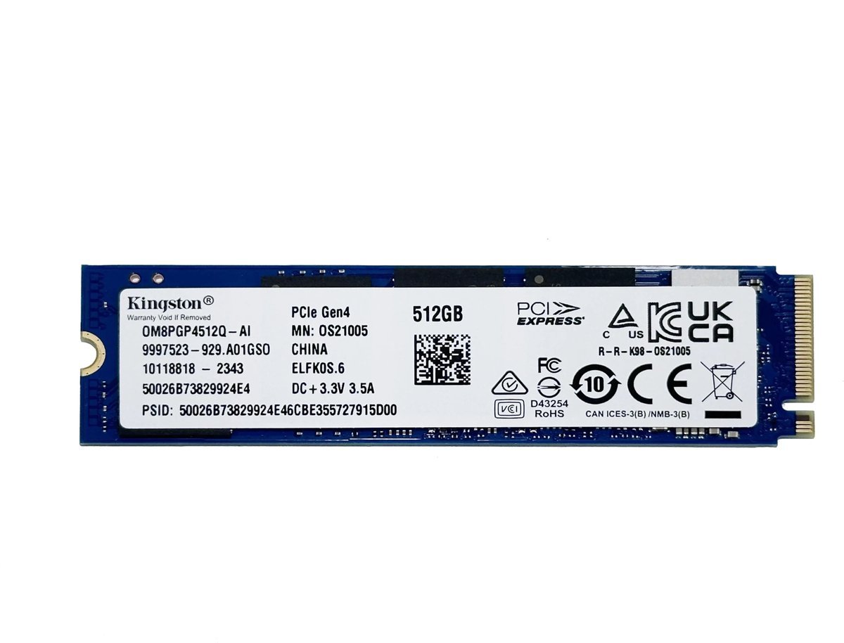 Kingston Kingston 512Gb Nvme Ssd Pcie Gen4 - Om8Pgp4512Q-Ai - Bulk