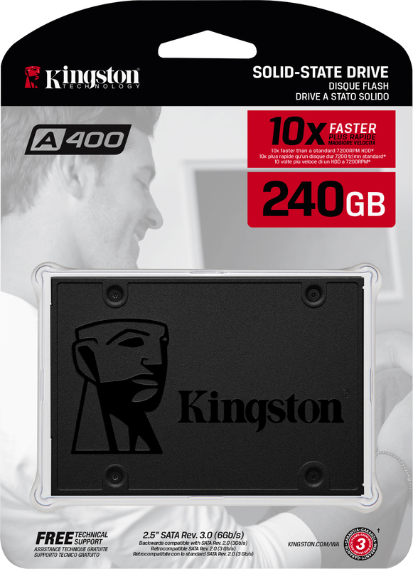 Kingston a400 interne ssd 240 gb 4 orig - Kingston SSD A400 240GB