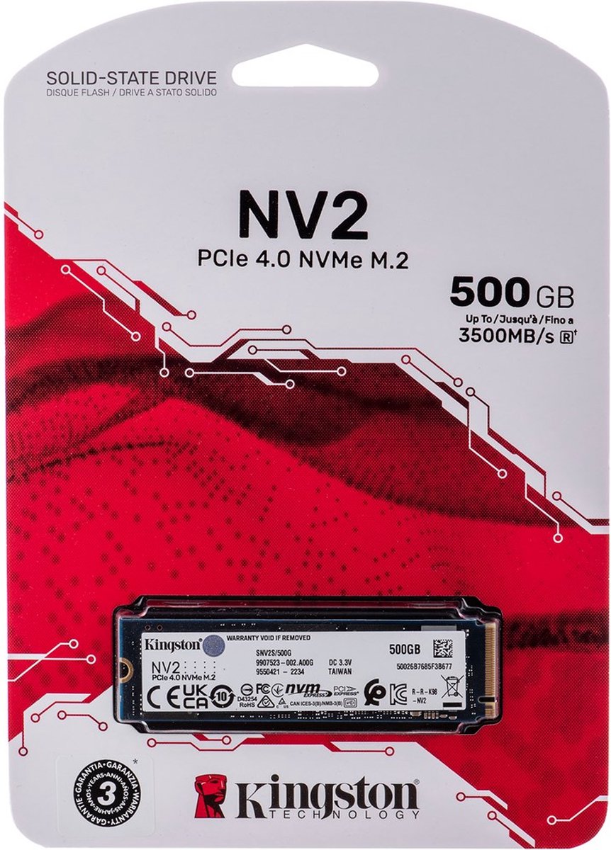 NV2 PCIe 4.0 NVMe SSD 500GB - afbeelding 7
