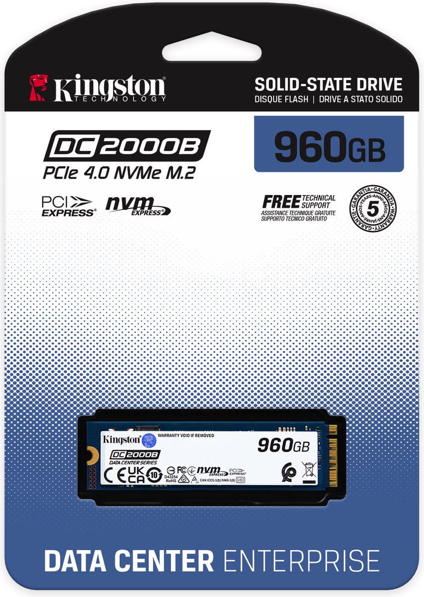DC2000B 960GB NVMe PCIe 4.0 M.2 Enterprise SSD - afbeelding 6