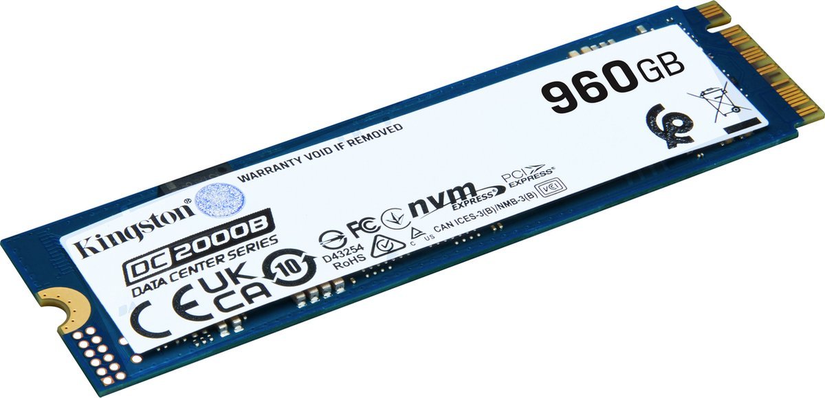 Kingston Kingston Technology 960G Dc2000B M.2 4.0 M.2 2280 Ssd