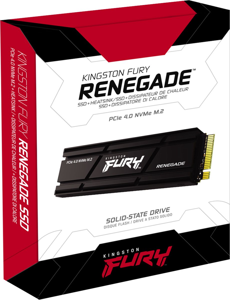 Kingston Technology Fury Renegade M.2 4 Tb Pci Express 4.0 3D Tlc opslag - afbeelding 5