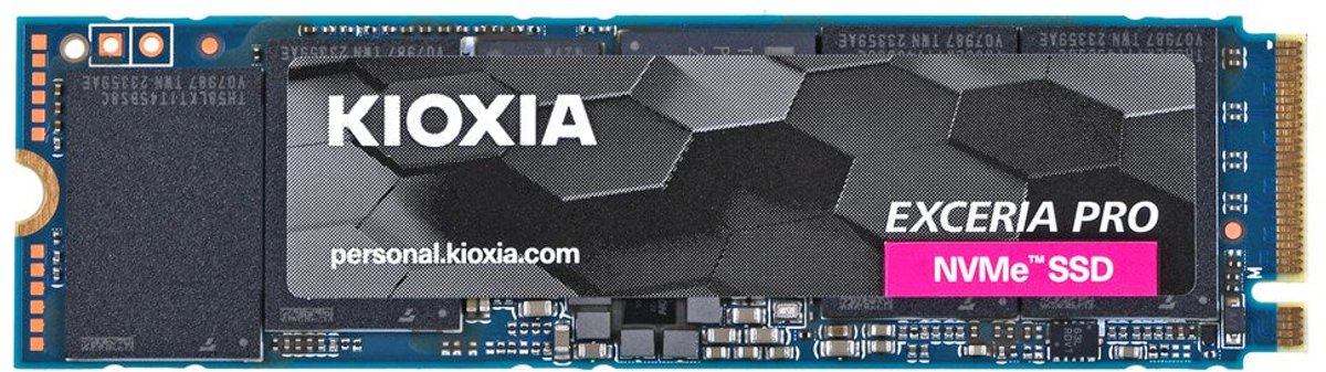 KIOXIA Europe GmbH Kioxia Exceria Pro 1 Tb M.2 Pci Express 4.0 Nvme Bics Flash Tlc opslag - afbeelding 2