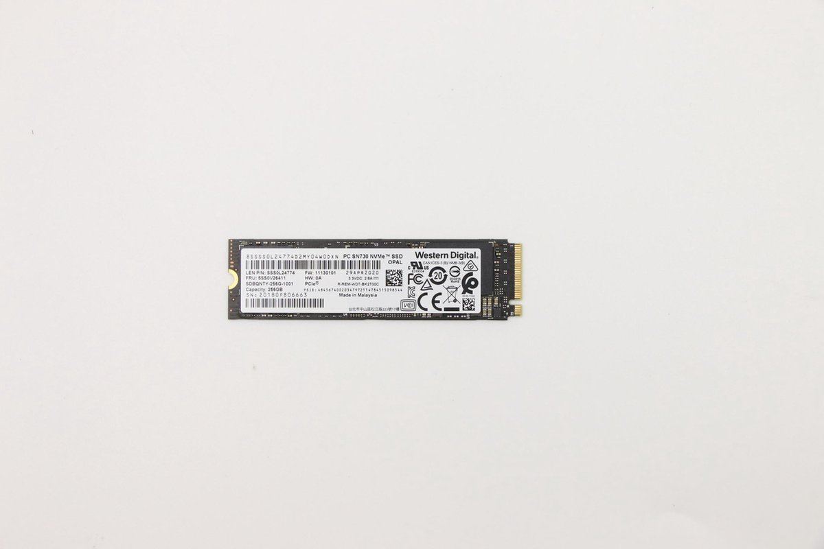 Lenovo Lenovo 5Ss0V26411 Internal Solid State Drive 256 Gb M.2 Pci Express 3.0