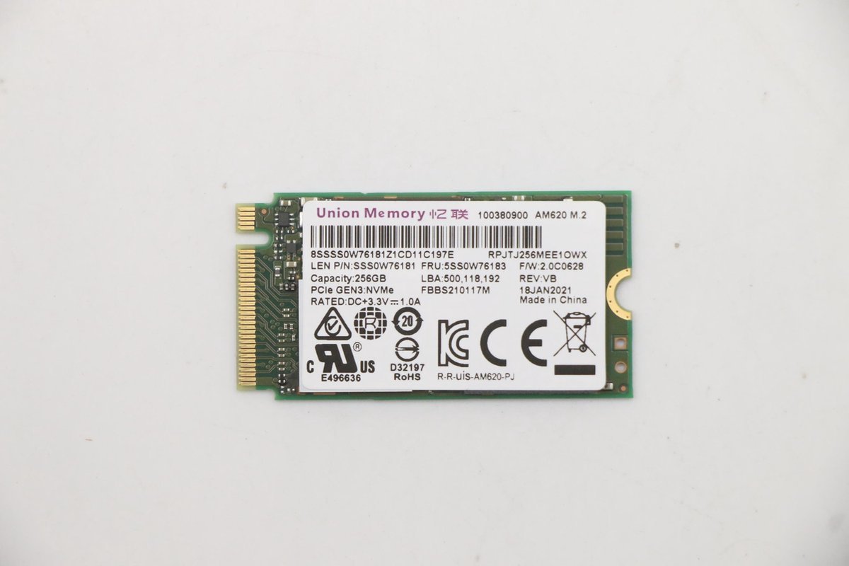 Lenovo Lenovo 5Ss0W76183 Internal Solid State Drive 256 Gb M.2 Pci Express 3.0 Nvme