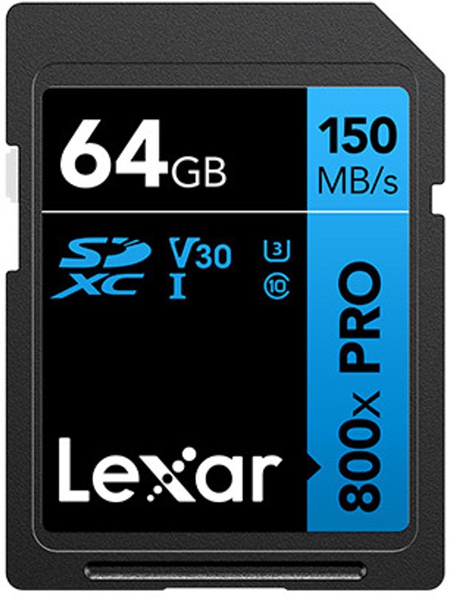 High-Performance 800x PRO SDXC UHS-I Card BLUE Series (64GB)