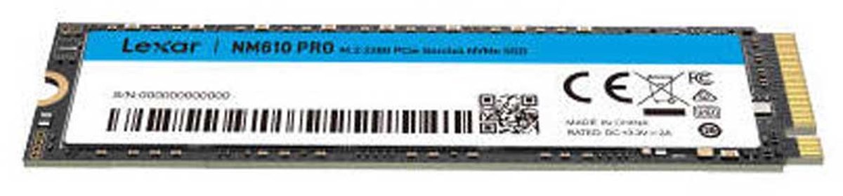 NM610 Pro 2TB M.2 2280 PCIe Gen3x4 NVMe SSD - afbeelding 3
