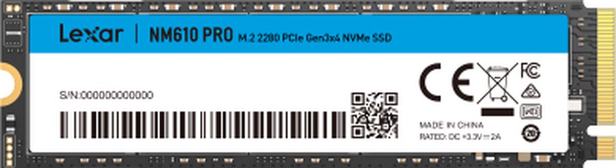 NM610 Pro 2TB M.2 2280 PCIe Gen3x4 NVMe SSD - afbeelding 5