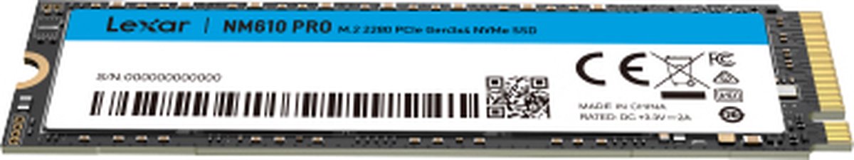 NM610 Pro M.2 500GB PCIe Gen3x4 NVMe SSD - afbeelding 5