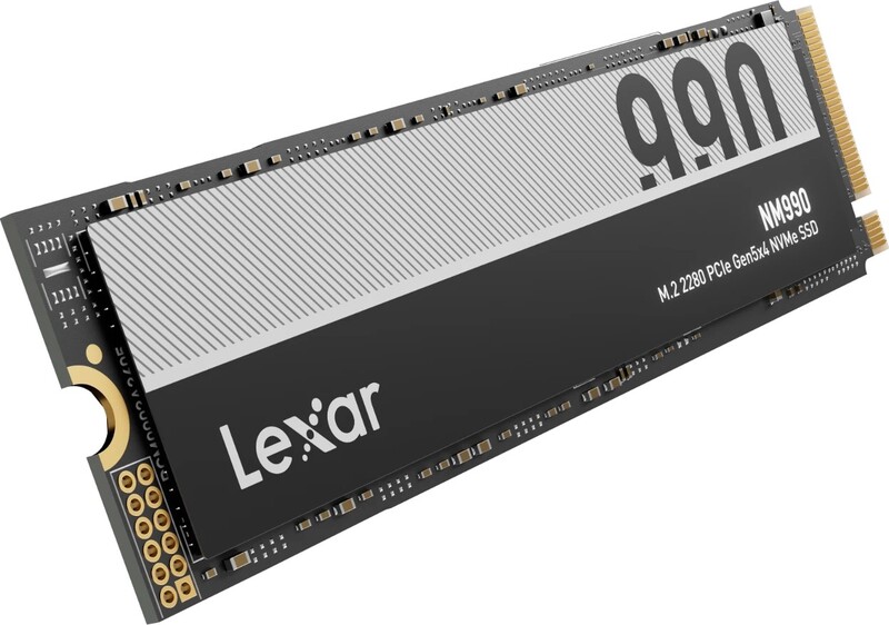 Lexar nm990 4 tb ssd 2 orig - Lexar NM990 4TB M.2 PCIe Gen5 NVMe SSD