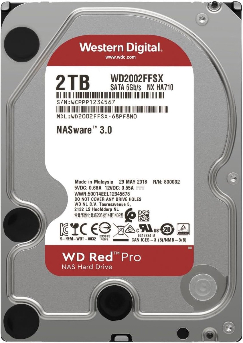 Nas harde schijf interne schijf da 7 orig - Seagate IronWolf Pro ST24000NT002 24TB NAS Harde Schijf