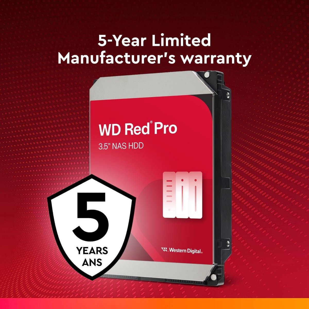 Nas harde schijf interne schijf op 3 orig - NAS WD Red Pro 6TB NAS Harde Schijf (WD6003FFBX)