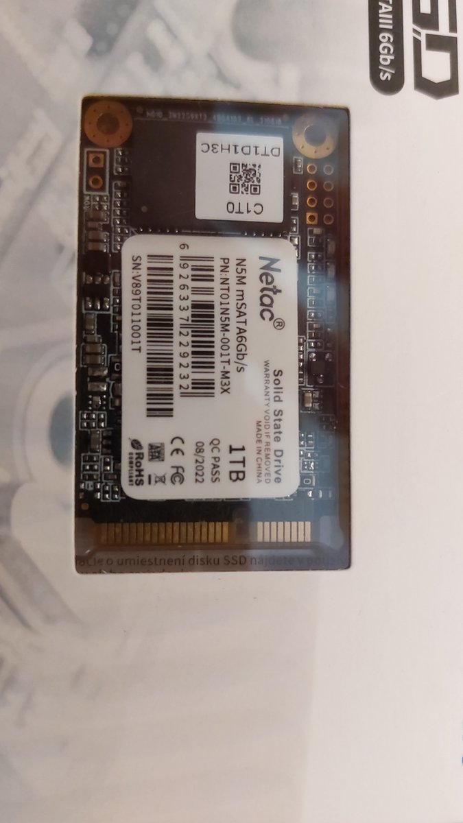 Netac Netac N5M 1Tb Sata Iii Msata Ssd – Interne Ssd – 6Gb/S