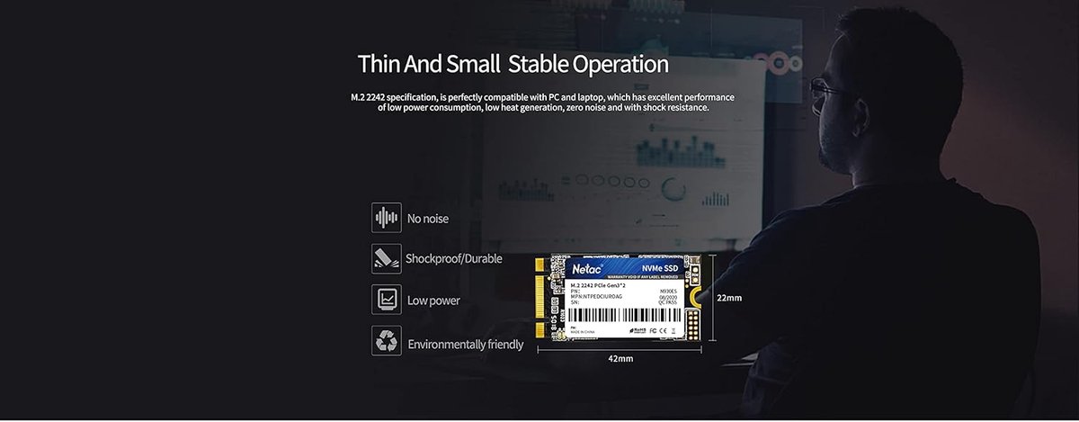 N930Es 128GB M.2 NVMe PCIe Gen3x2 SSD - afbeelding 5