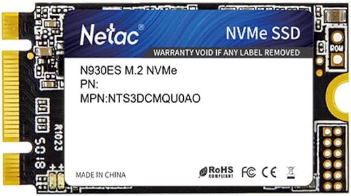 Netac Netac N930Es 1Tb M.2 Interne Ssd Nvme M.2 Pcie Gen 3X2