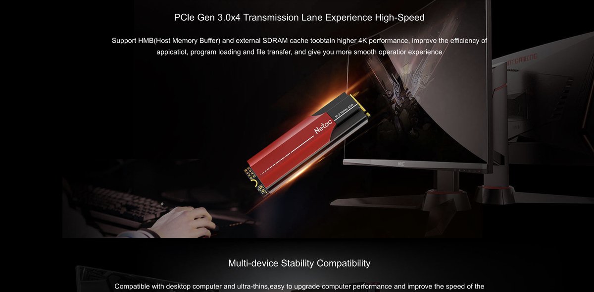 N950E Pro 1TB NVMe M.2 SSD - afbeelding 3