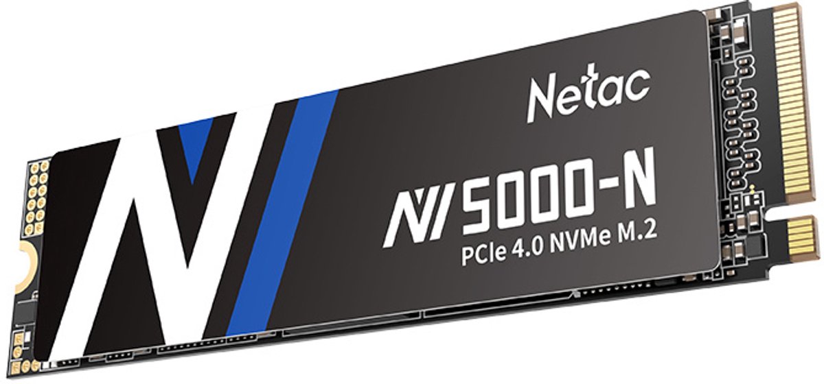 SSD Netac NV5000-t 1TB NVMe M.2 PCIe 4.0 – Velocità 4800/4600MB/s, Dissipatore Incluso, Compatibile PS5