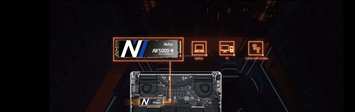 NV5000-N 500GB NVMe M.2 SSD PCIe Gen4x4 - afbeelding 5