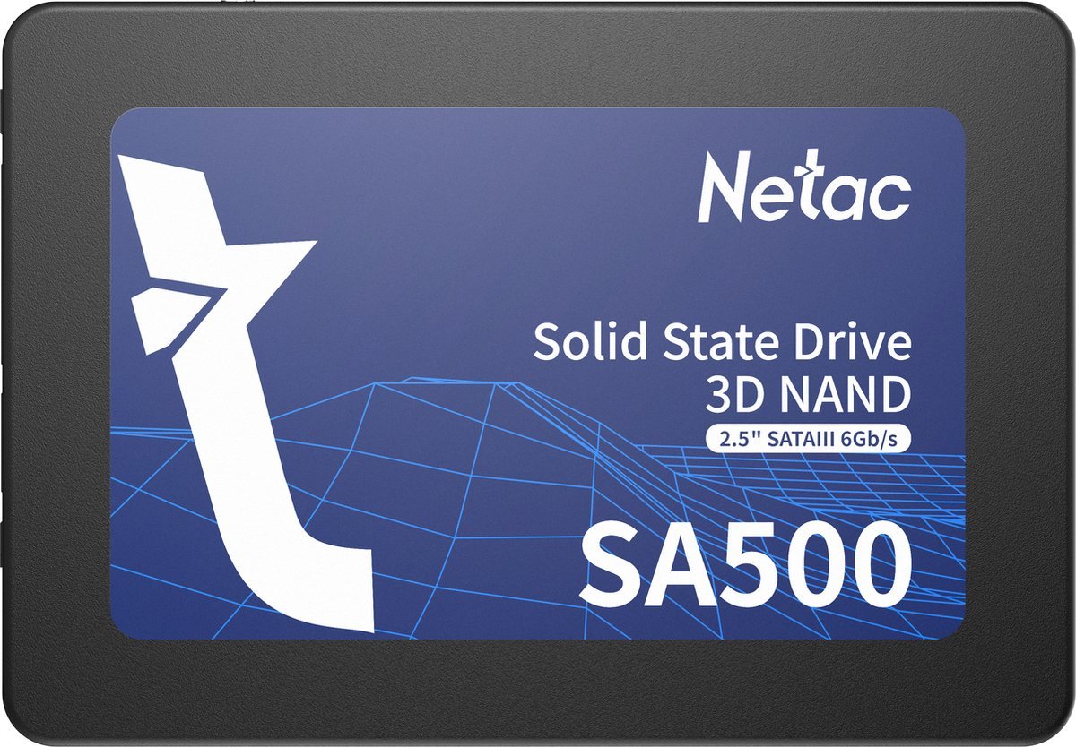 Netac Netac Sa500 256Gb 2,5” Sata Iii - Interne Ssd – 6Gb/S Voor Pc & Laptop