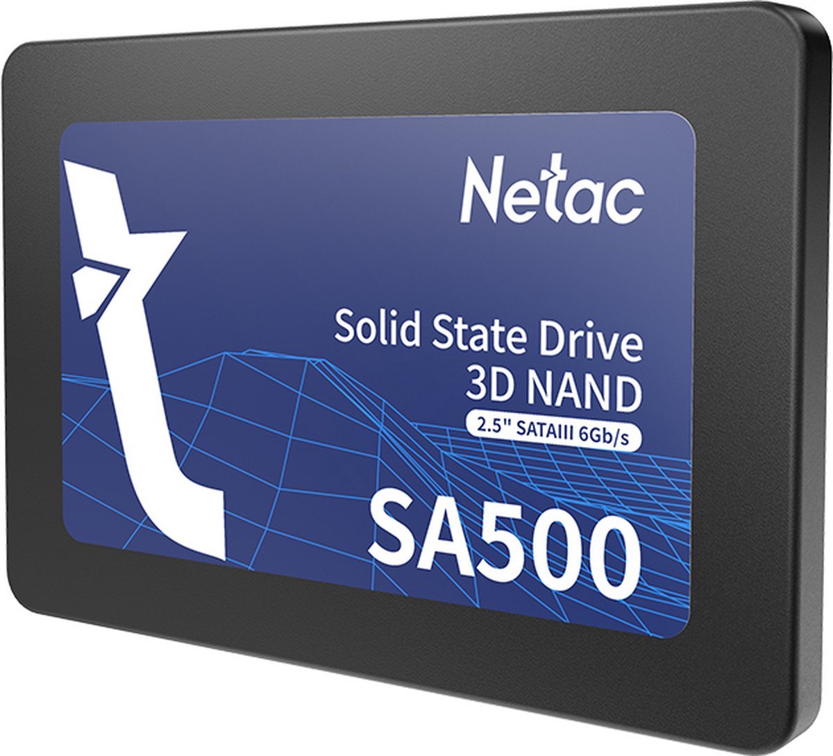 Netac Netac Sa500 480Gb 2,5” Sata Iii - Interne Ssd – 6Gb/S Voor Pc & Laptop