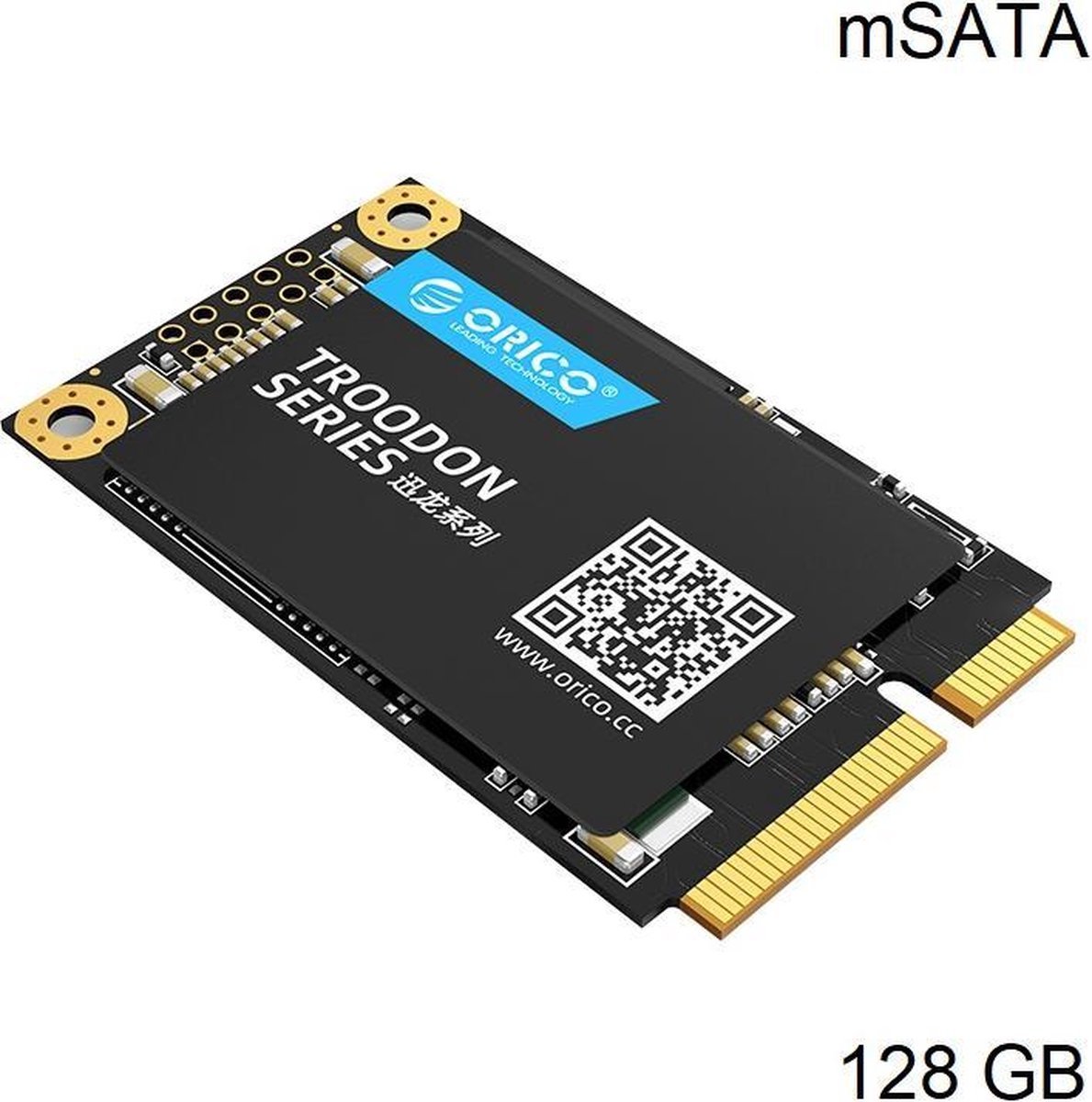 Orico Orico Msata Interne Ssd 128Gb - Troodon Serie - 3D Nand Flash - Zwart