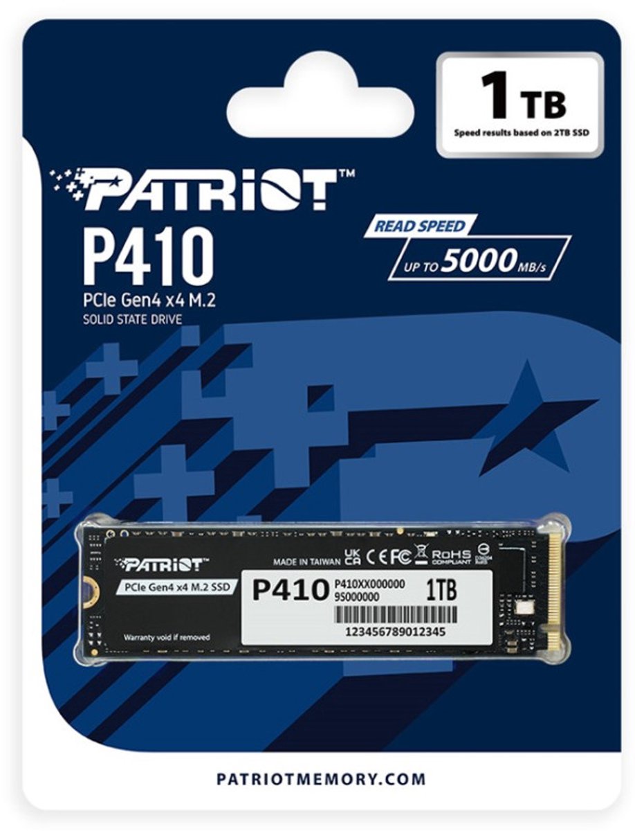 P410 1TB M.2 NVMe SSD - afbeelding 4