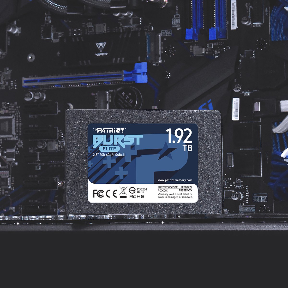 Patriot burst elite 1 92 tb solid 6 orig - Patriot Burst Elite 1.92TB SSD (2.5" SATA)