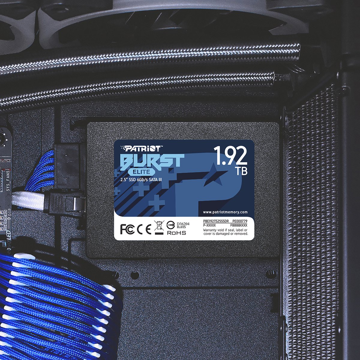 Patriot burst elite 1 92 tb solid 7 orig - Patriot Burst Elite 1.92TB SSD (2.5" SATA)