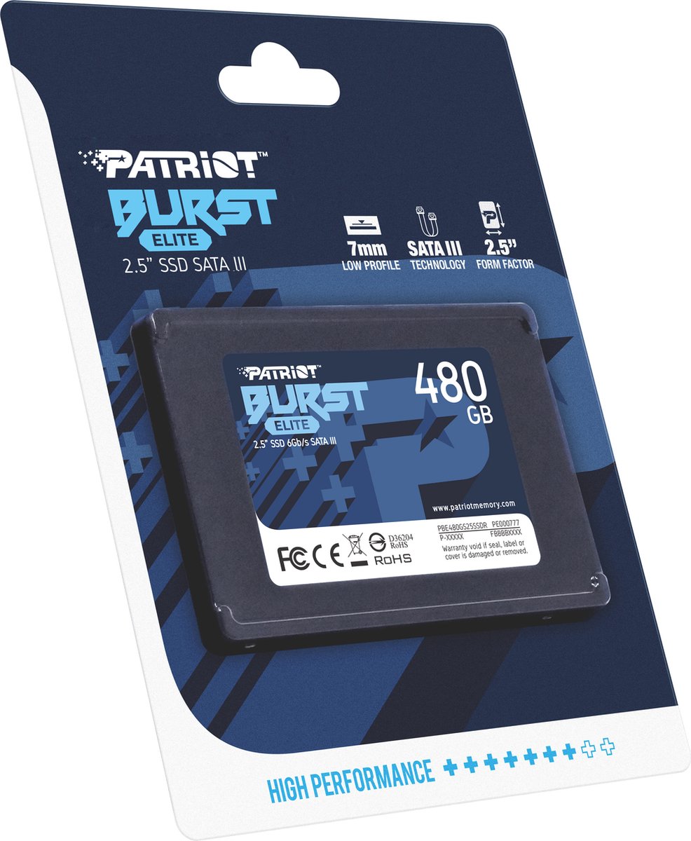 Memory Burst Elite 480GB 2.5" SATA III SSD - afbeelding 2