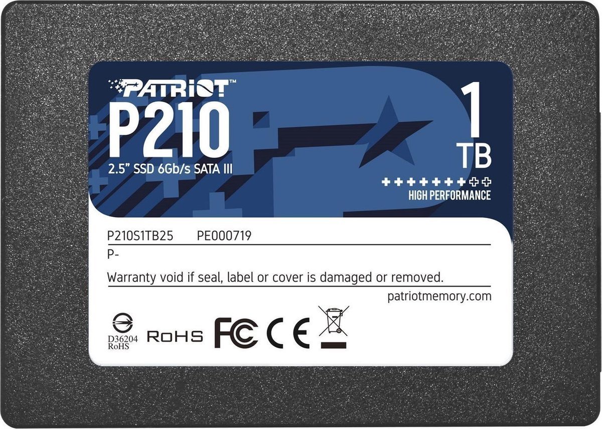 Patriot Patriot Memory P210 2.5 1000 Gb Sata Iii