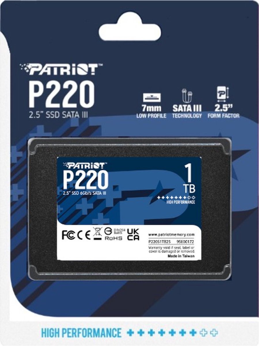 Patriot Memory P220 1Tb 2.5" Sata Iii opslag - afbeelding 4