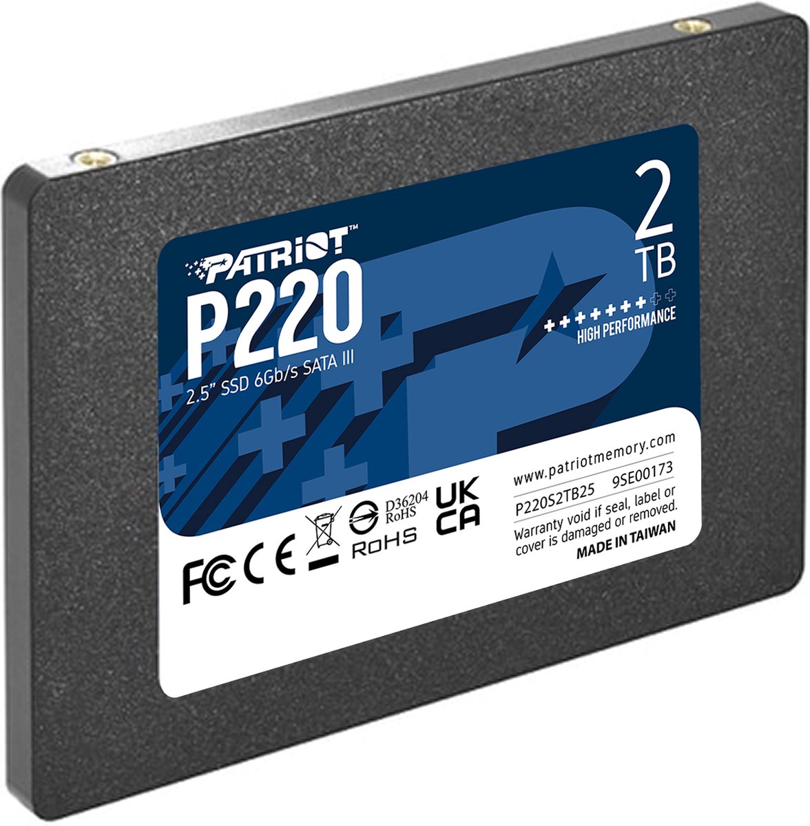 P220 2TB 2.5" SATA III SSD - afbeelding 2