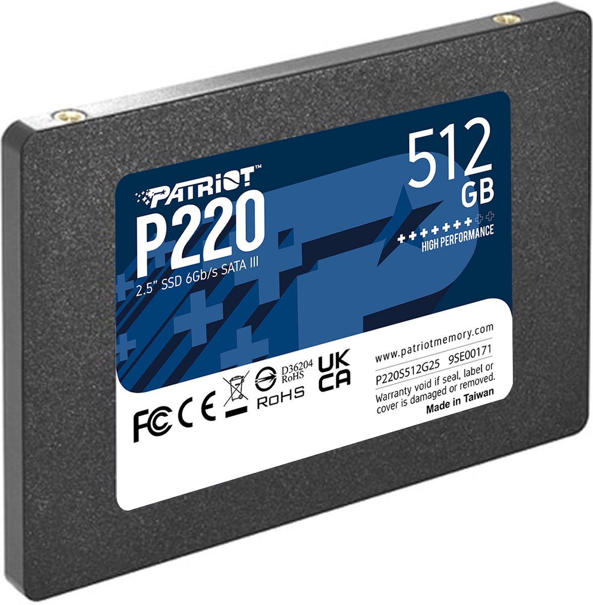 Patriot Memory P220 512Gb 2.5" Sata Iii opslag - afbeelding 3