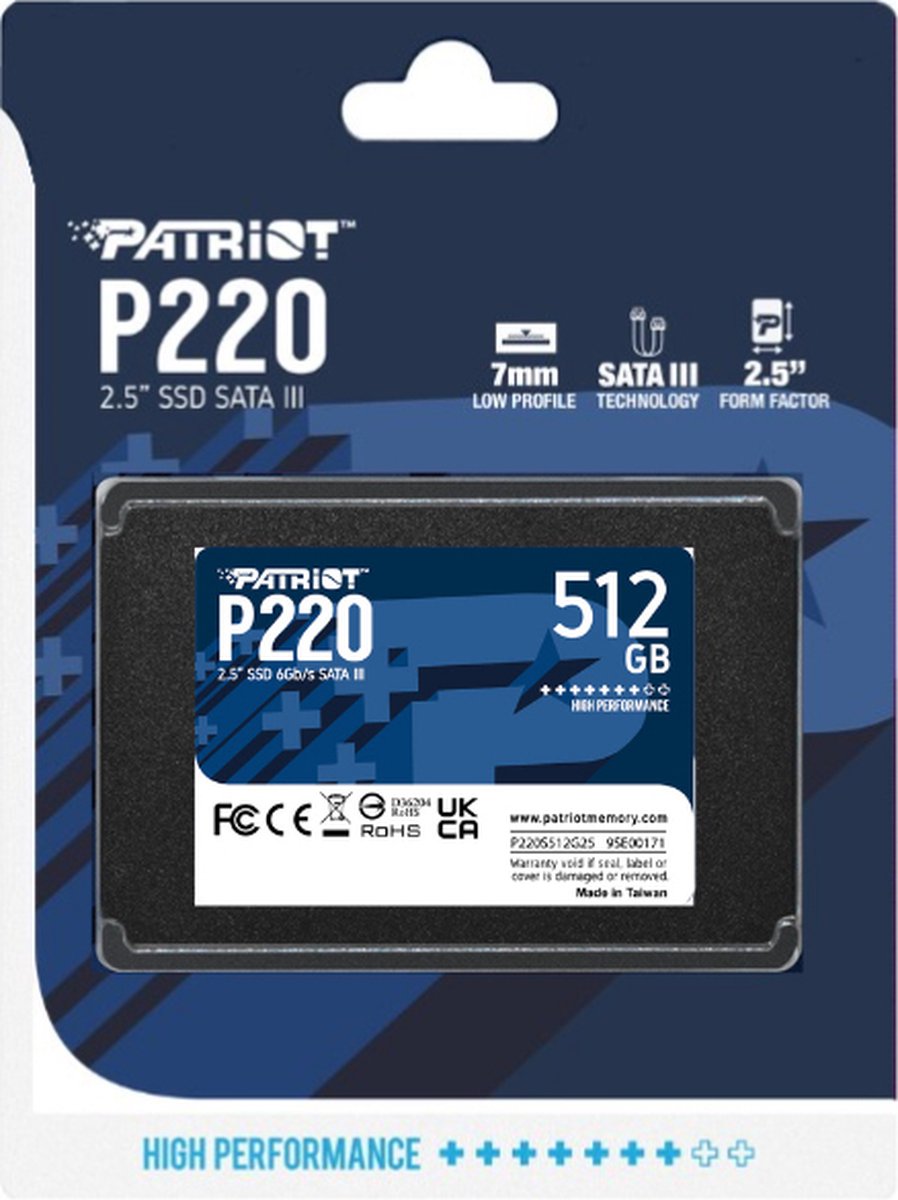 Patriot Memory P220 512Gb 2.5" Sata Iii opslag - afbeelding 4