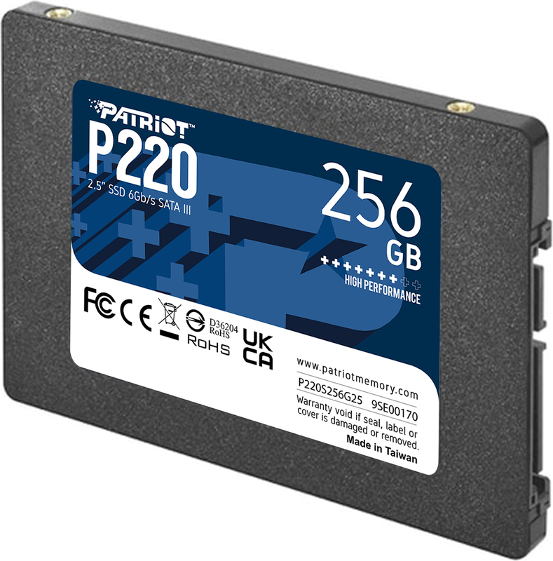 Patriot p220 interne ssd 256gb 2 5 3 orig - Patriot P220 256GB SSD
