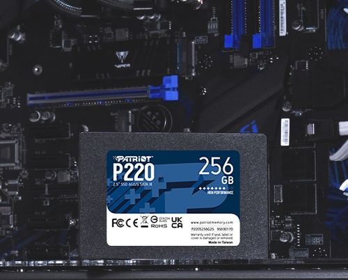 Patriot p220 interne ssd 256gb 2 5 4 orig - Patriot P220 256GB SSD