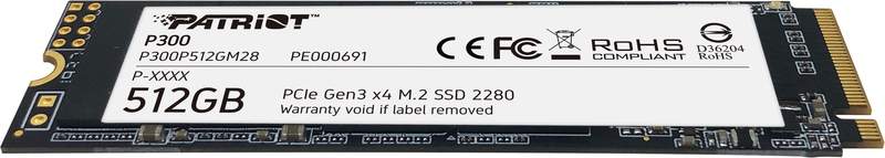 Patriot p300 512 gb ssd 3 orig - Patriot P300 512GB M.2 NVMe SSD
