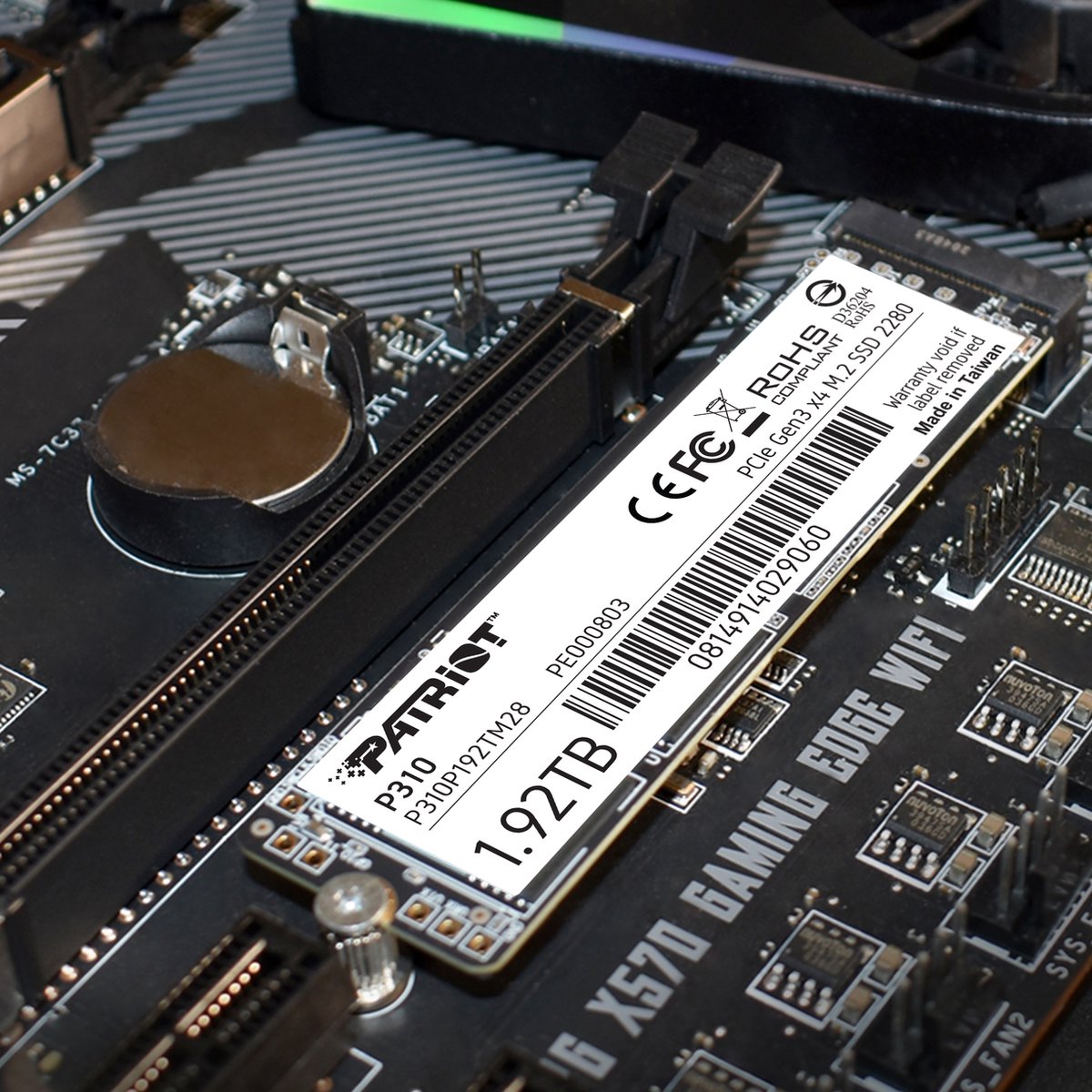 P310 1.92TB M.2 NVMe PCIe Gen3 x4 SSD - afbeelding 2