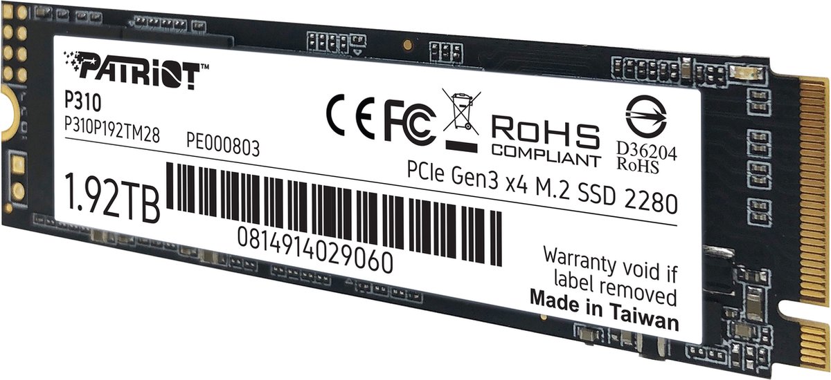 P310 1.92TB M.2 NVMe PCIe Gen3 x4 SSD - afbeelding 6