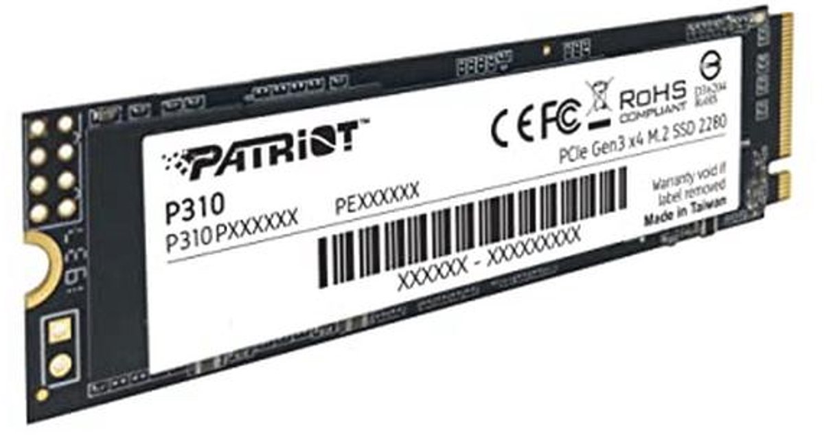 Patriot p310 240gb ssd nvme gen 3x4 1002400 4 orig - Patriot P310 240GB M.2 NVMe SSD