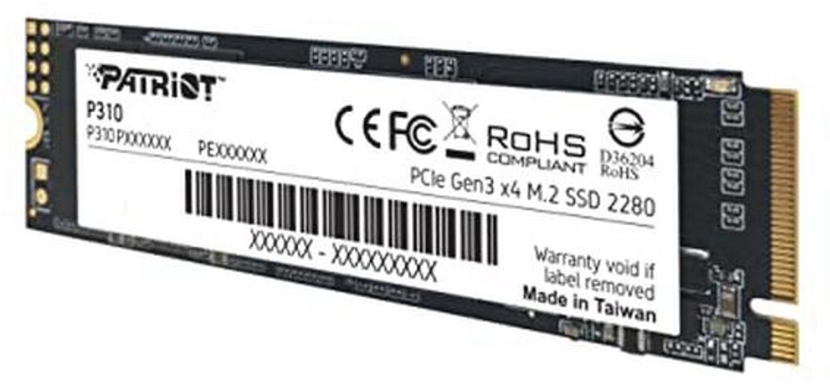 Patriot p310 240gb ssd nvme gen 3x4 1002400 5 orig - Patriot P310 240GB M.2 NVMe SSD