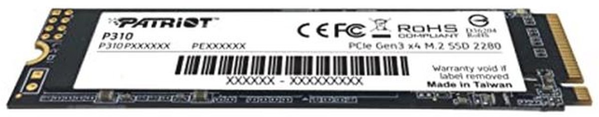 Patriot p310 240gb ssd nvme gen 3x4 1002400 7 orig - Patriot P310 240GB M.2 NVMe SSD